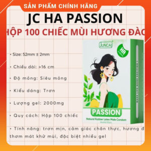 Bao cao su HA Ultra Thin Juncai siêu mỏng 0.02mm nhiều gel nội địa Trung-100 bao