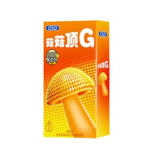 Bao Cao Su Olo Nấm siêu gai siêu mỏng hương Vani - Hộp 10 cái