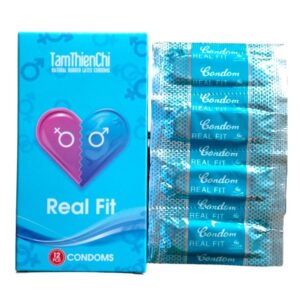 Bao cao su Tâm Thiện Chí Real FIt, Bao Siêu mỏng, size kích thước nhỏ, truyền nhiệt
