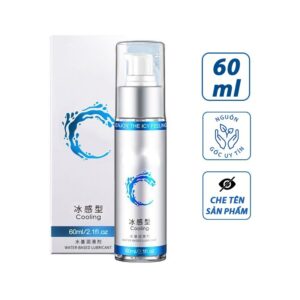 Gel bôi trơn Cooling 60ml, gen bôi trơn gốc nước giúp bôi trơn quan hệ