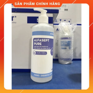 Nước Rửa Tay Khô ALFASEPT Pure 500ml - Diệt Khuẩn Nhanh, An Toàn Cho Da Nhạy Cảm