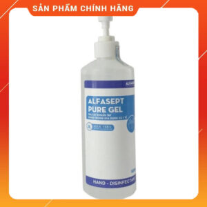 Dung Dịch Rửa Tay Khô ALFASEPT Pure Gel 500ml-Dưỡng Ẩm, Dịu Nhẹ, Diệt Khuẩn Nhanh