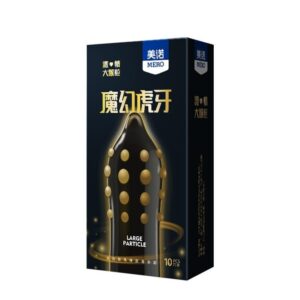 Bao cao su Gai Mero Đen - Hộp 10 chiếc - Bcs Gai lớn gai sần