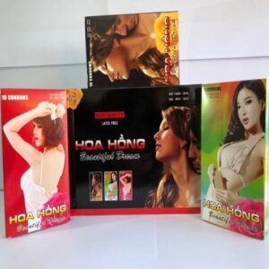 Bao cao su Hoa Hồng giá rẻ cho gia đình khách sạn-Hộp 10c