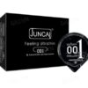 Bao cao su Juncai đen, gân gai to, nhiều gel bôi trơn 0.01 mm cao cấp-hộp ngang