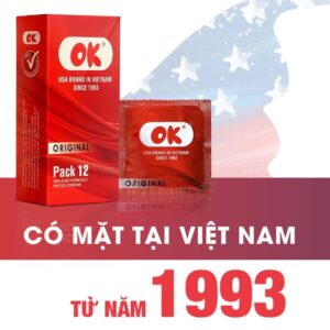 Bao cao su OK không mùi original – hộp 144 cái