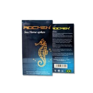 Bao cao su Rocmen Cá Ngựa Xanh Gân gai Tăng Khoái cảm-Hộp 10