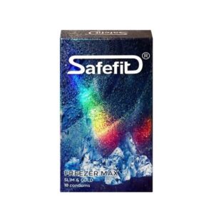 Bao cao su Safefit Freezer Max-siêu mỏng, mát lạnh bạc hà, giúp truyền nhiệt nhanh