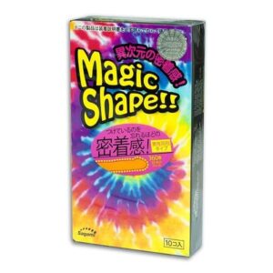Bao cao su Sagami Magic Shape gân 3D, hộp 10 chiếc
