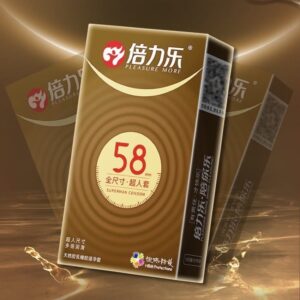 Bao cao su Size lớn HBM 58mm Superman Siêu mỏng, Nhiều gel - Hộp 10 cái