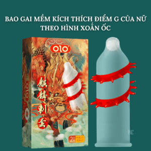 Bao cao su gai mềm lớn Olo Kỳ Lân Bao cao su gai siêu mỏng