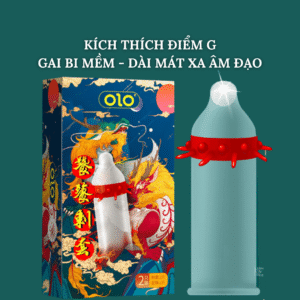 Bao cao su gai mềm lớn Olo Rồng Vàng Bao cao su gai siêu mỏng