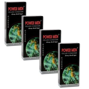 Bao cao su gân gai Powermen Longshock cá ngựa kéo dài thời gian Hộp 12