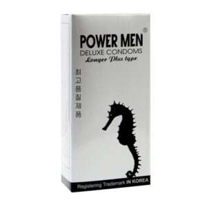 Bao cao su gân gai tăng khoái cảm kéo dài thời gian hạn chế xuất tinh POWER MEN LONGER PLUS-Hộp 12