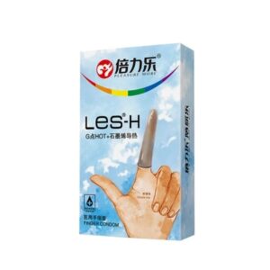 Bao cao su ngón tay Les H Pleasure More, bao cao su trơn, siêu mỏng, gel nóng