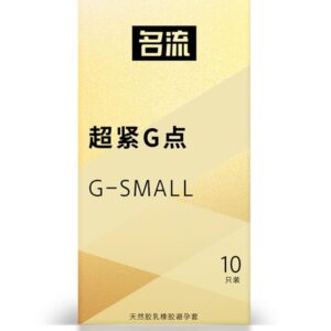 Bao cao su siêu mỏng G-SMALL vàng size nhỏ gai 45mm,nhiều gel bôi trơn