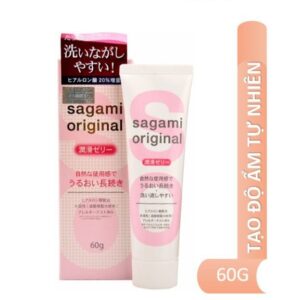 Gel Bôi Trơn và tạo độ ẩm tự nhiên-chuyên dùng cho vùng kín dễ mẫn cảm Sagami Original 60g