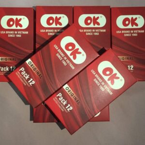 Hộp Bao Cao Su Ok 12 cái - Hàng Việt Nam Chất Lượng Cao